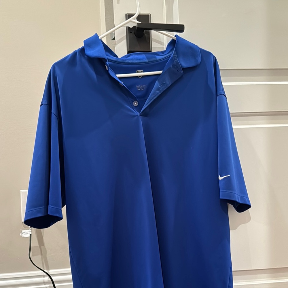 Nike Men's Blue Polo Shirt